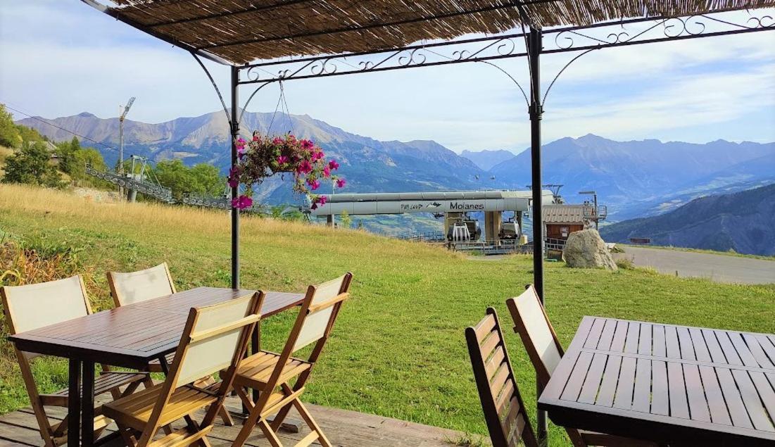 Chalet Hotel Les Blancs Pra Loup Exterior photo