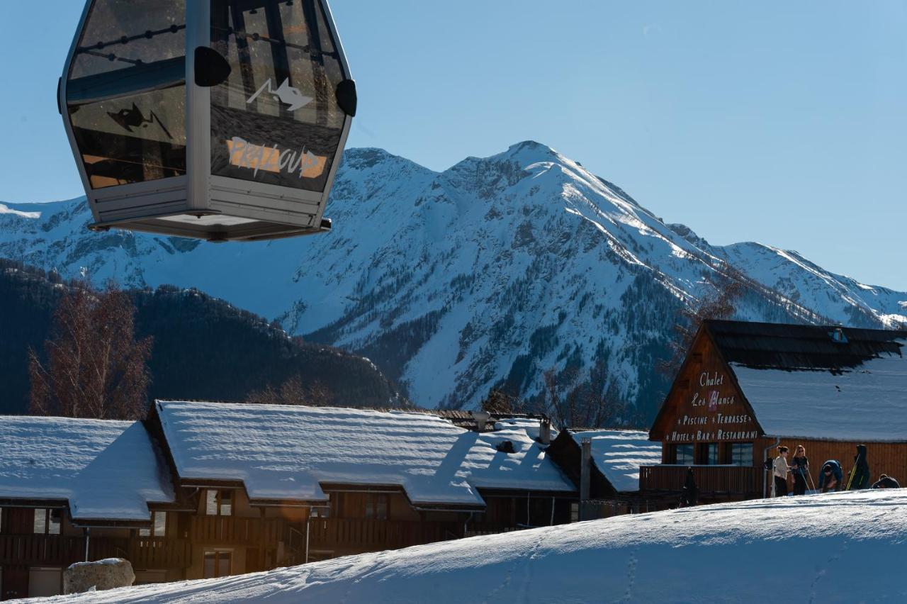 Chalet Hotel Les Blancs Pra Loup Exterior photo