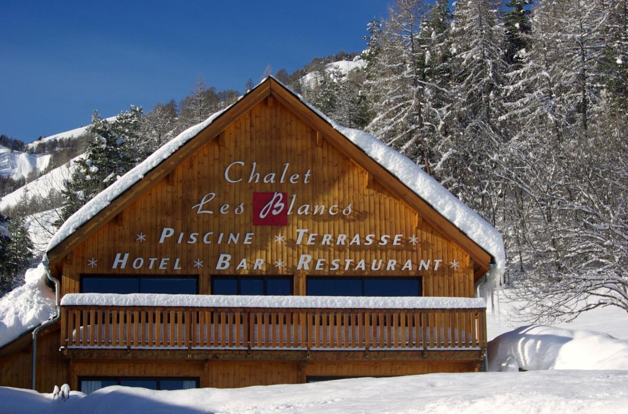 Chalet Hotel Les Blancs Pra Loup Exterior photo
